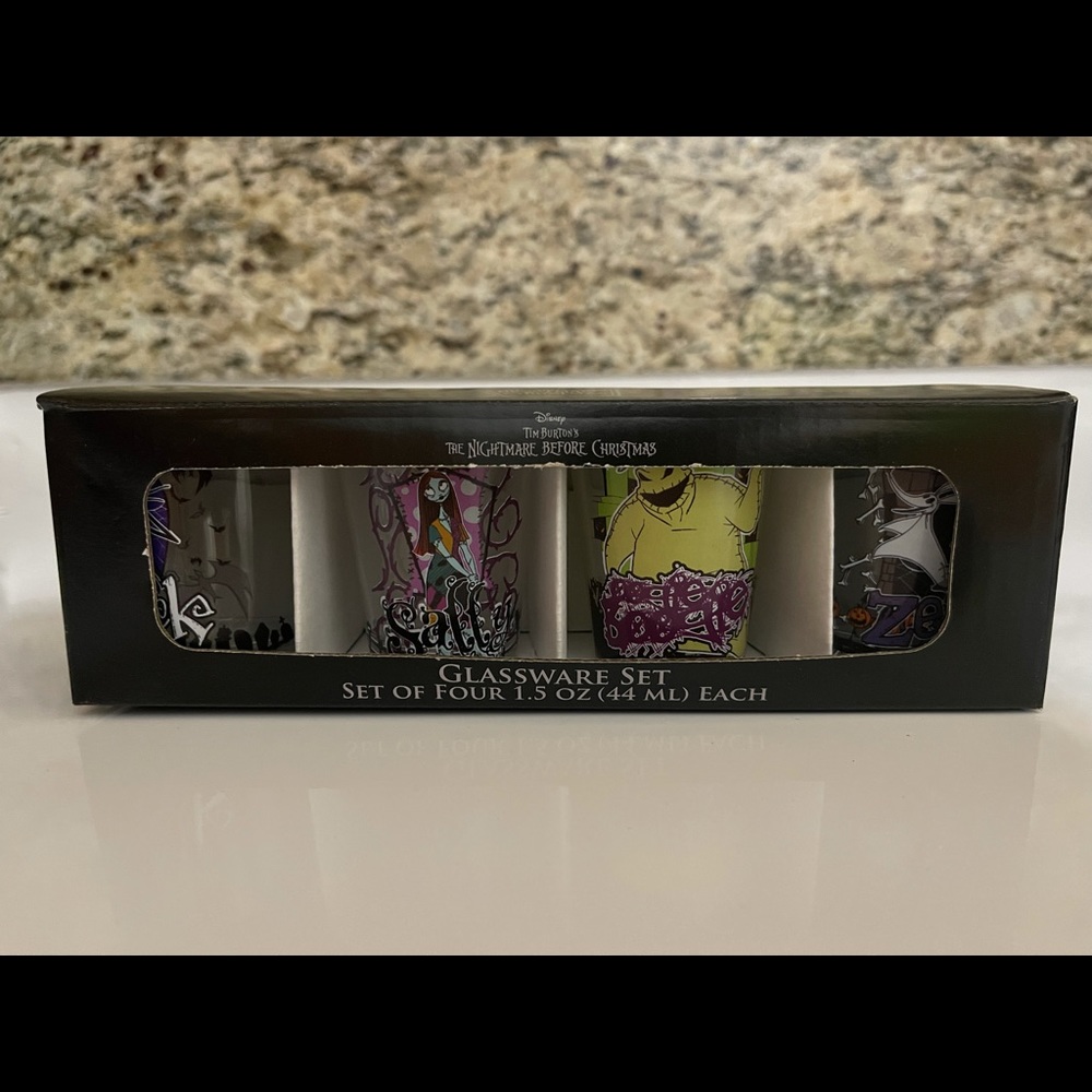 Disney Nightmare Before Christmas 4pc Shot Glasses